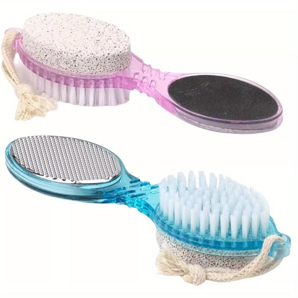 2 Pcs 4-in-1 Pedicure Paddle Kit - Smooth, Soften & Revive Your Feet!