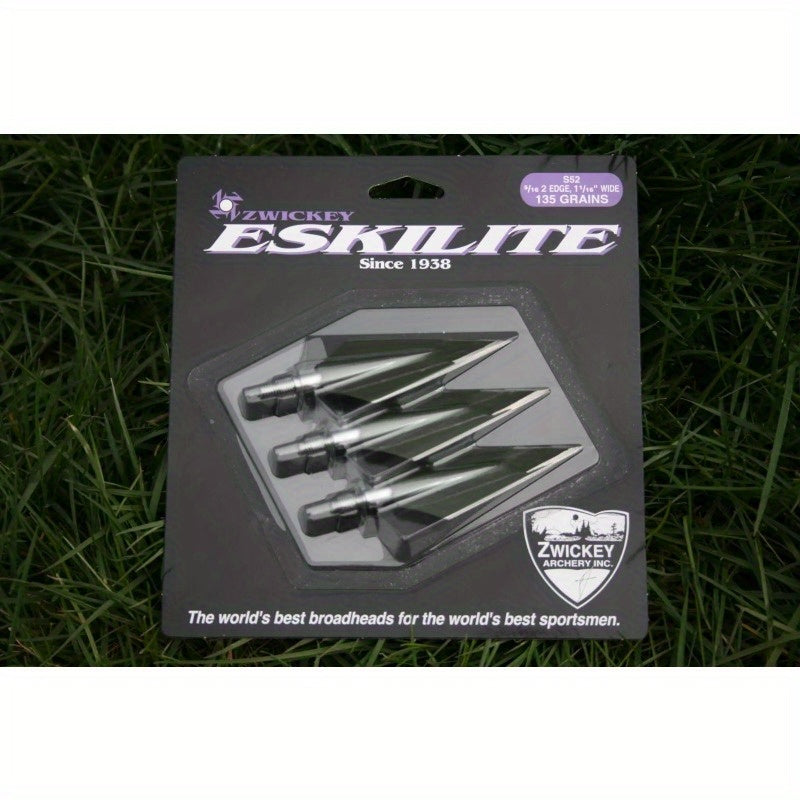 2 Blade Zwickey Eskilite Screw In Broadheads 5/16", 135 grains