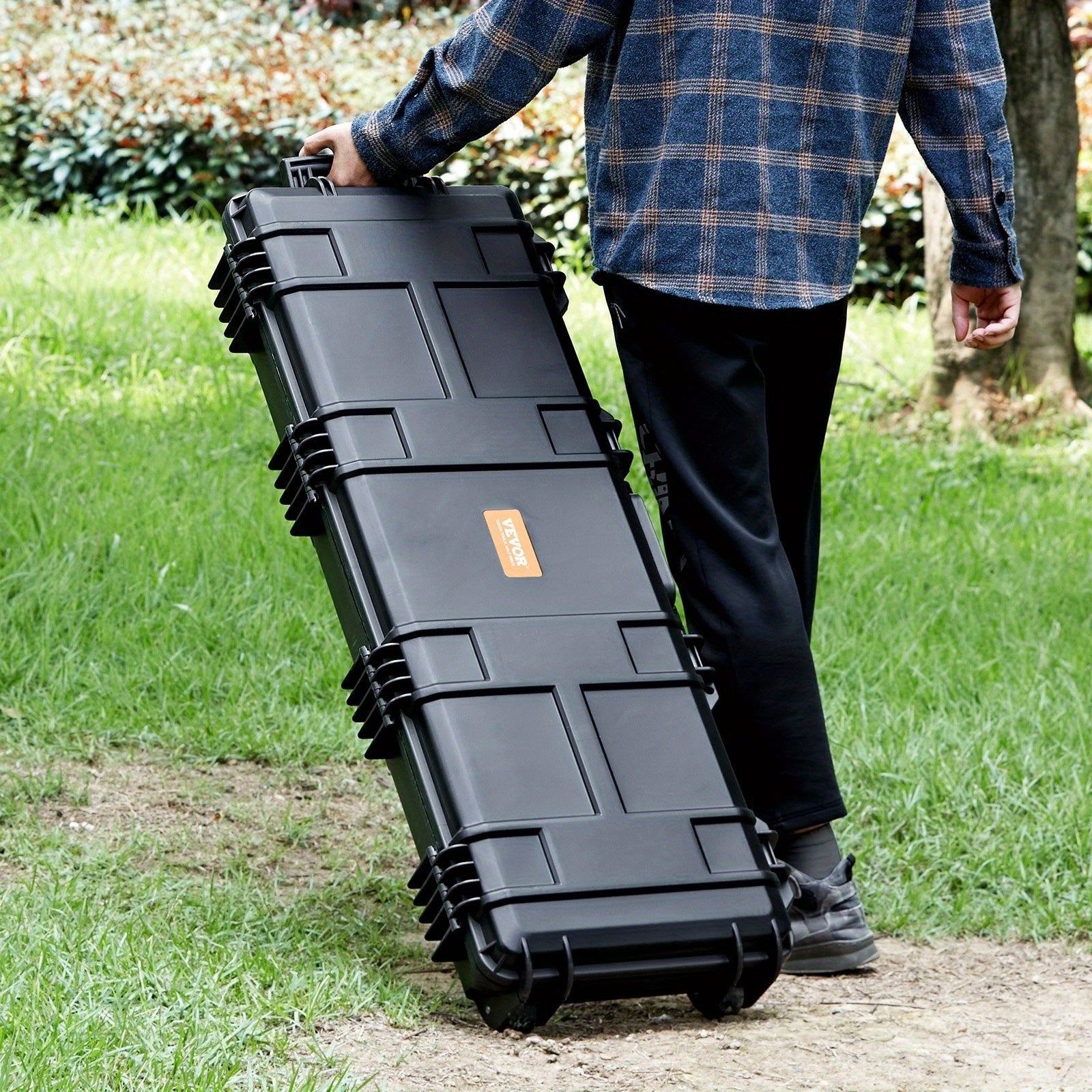 42 in Lockable Tactical Hard Case - Waterproof, Crushproof & Foam-Padded Protection!