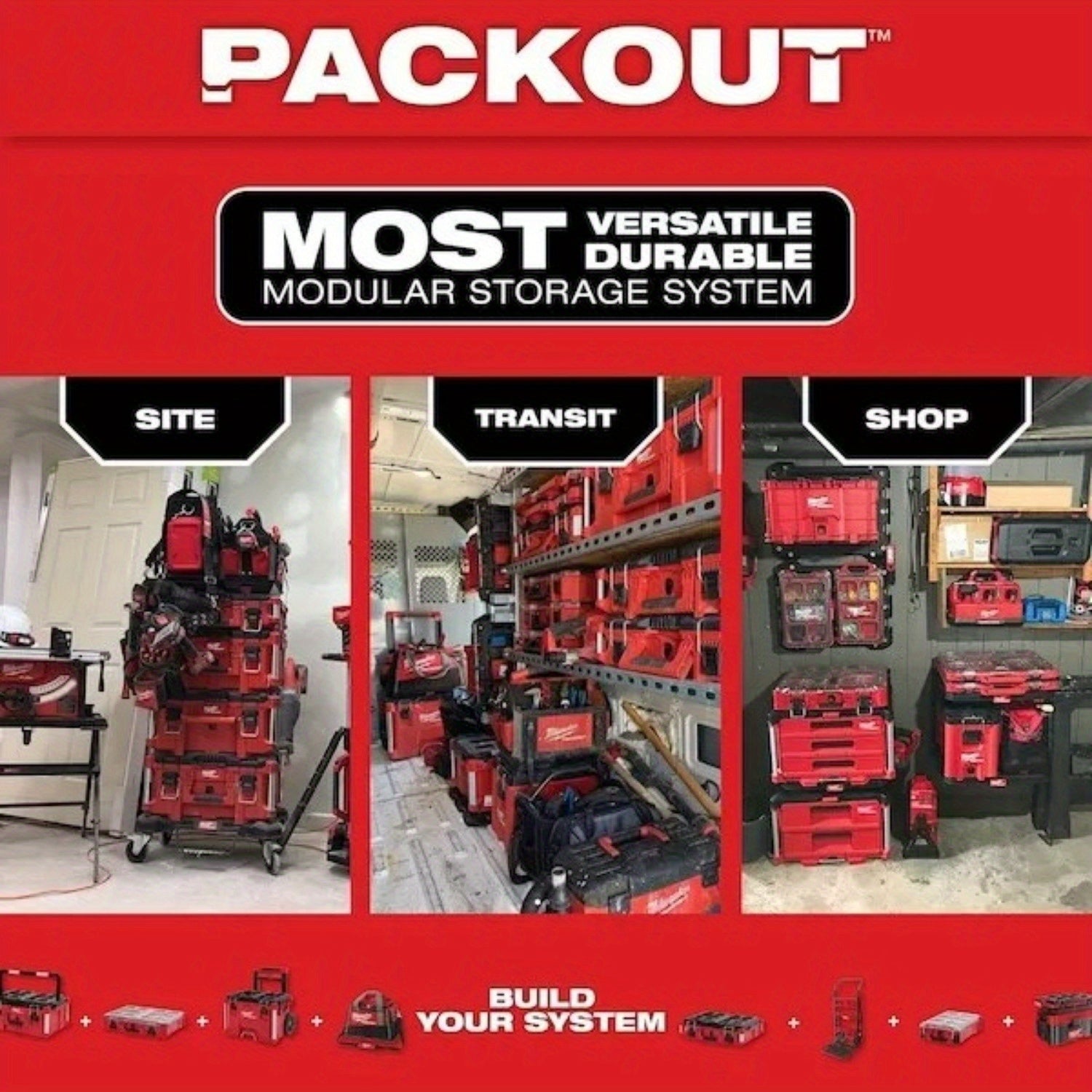 Milwaukee Tool 48-22-8410 PACKOUT Dolly for Easy Transport