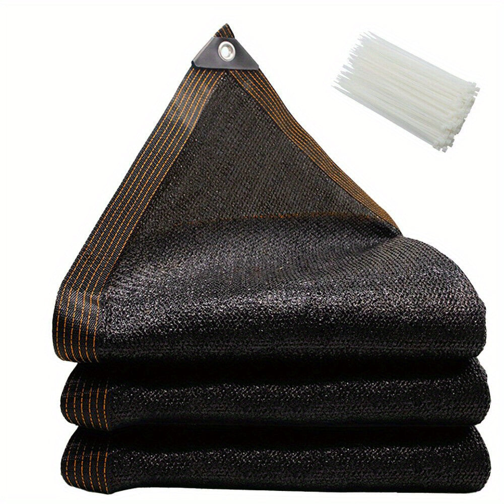 1 Piece 6' x 50' Black Fence Windscreen Privacy Screen Shade Cover Fabric Mesh Garden