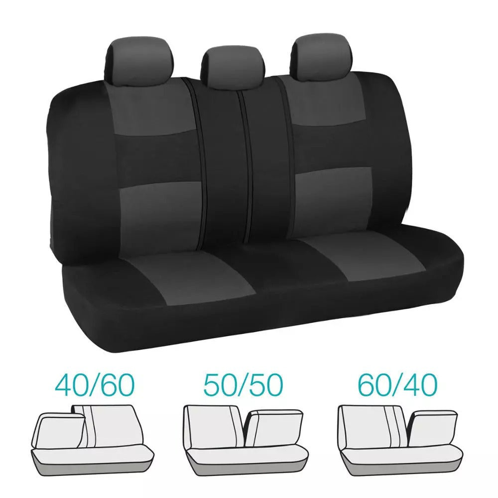All-Weather Car Seat Covers & Rubber Floor Mats Set for SUV β Full Interior Kit