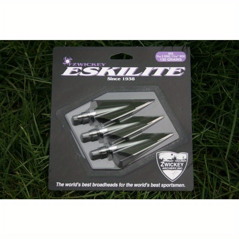 2 Blade Zwickey Eskilite Screw In Broadheads 5/16", 135 grains