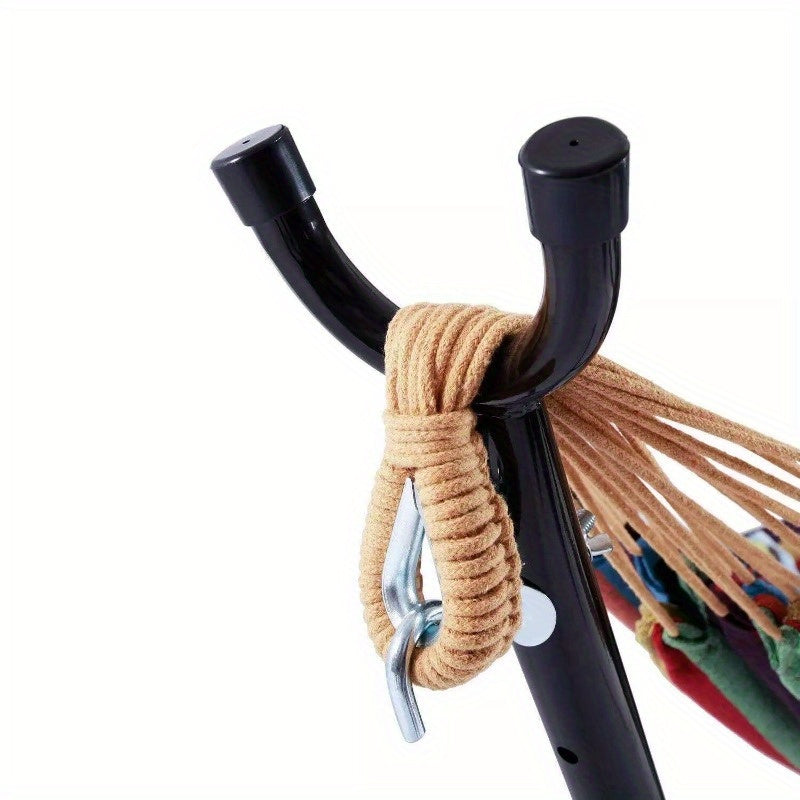 9 Ft Double Hammock With Space Saving Steel Stand Outdoor Portable Carrying Case