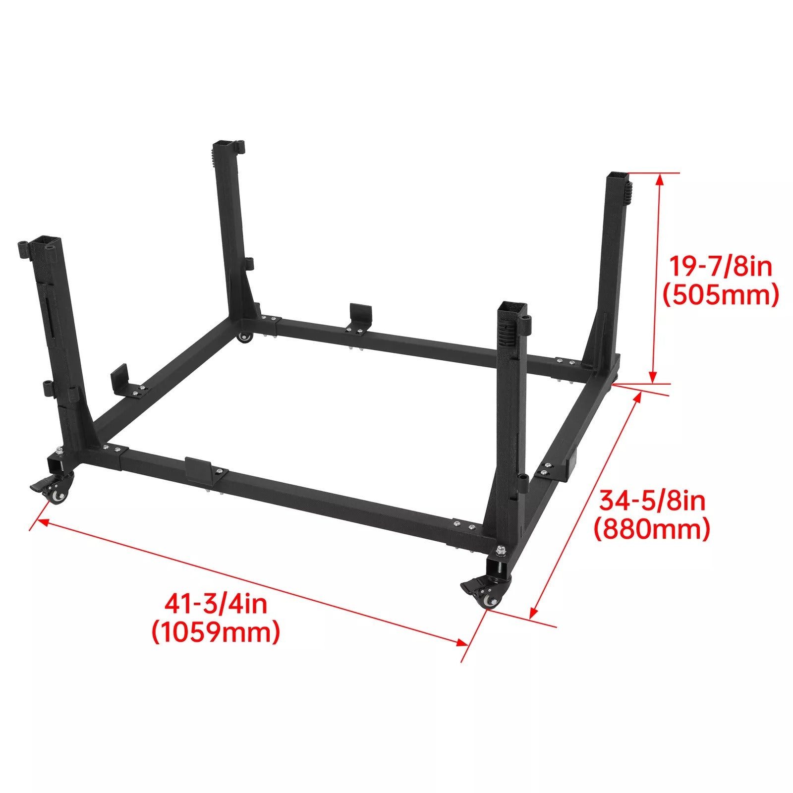 Movable Door Hanger Storage Rack Cart for 1987-2024 Jeep Wrangler TJ JK JL JT