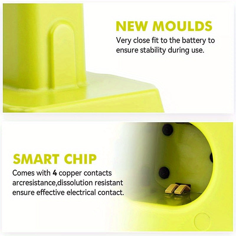 Tool Wheel Adapter Li-ion Battery Without Battery Wire Connector Workshop Power Adapter Equipment One 18V