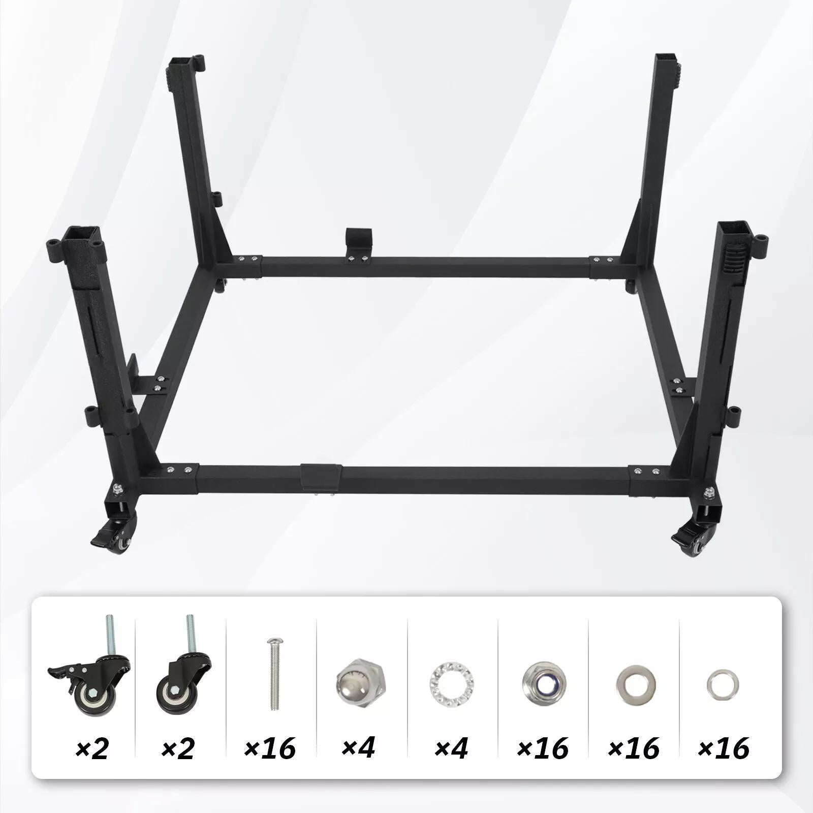 Movable Door Hanger Storage Rack Cart for 1987-2024 Jeep Wrangler TJ JK JL JT
