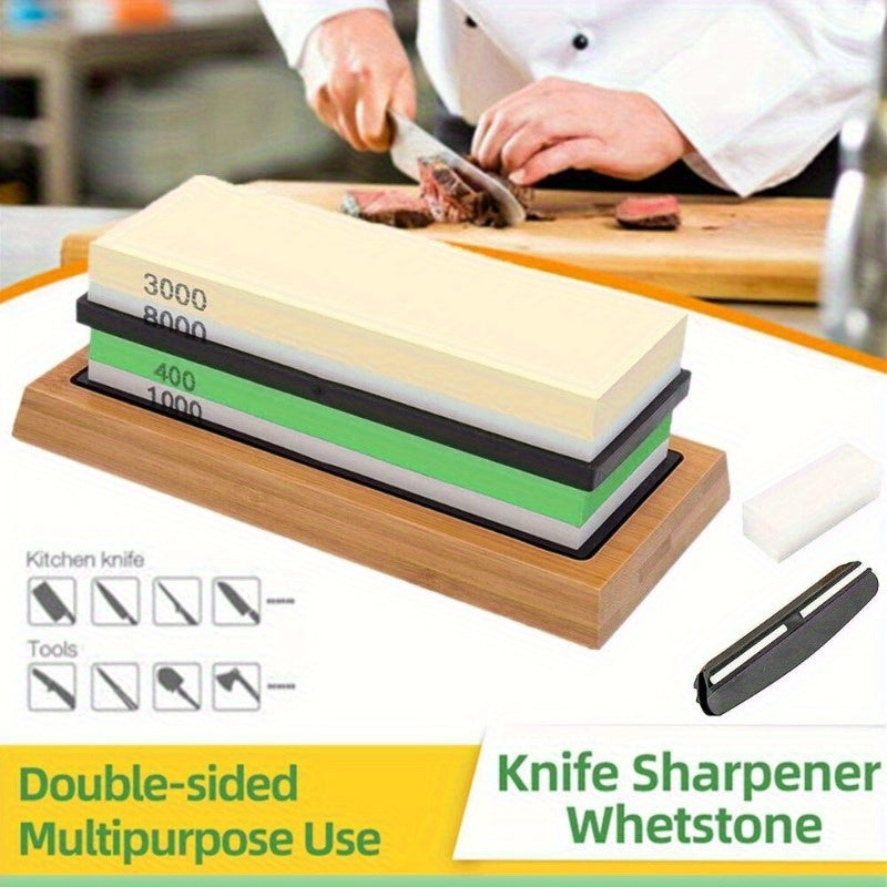 Whetstone set professional small stone 4 side grinding 400/1000 3000/8000-