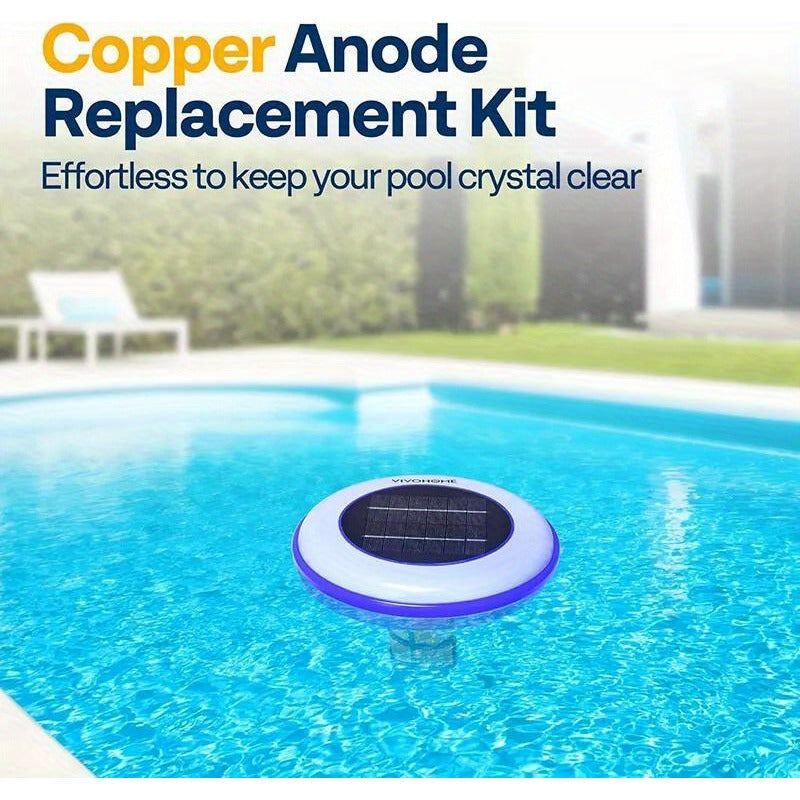 Solar Copper Anode 3 Pack Replacement Kit Fit Most Solar Pool Ionizer Models
