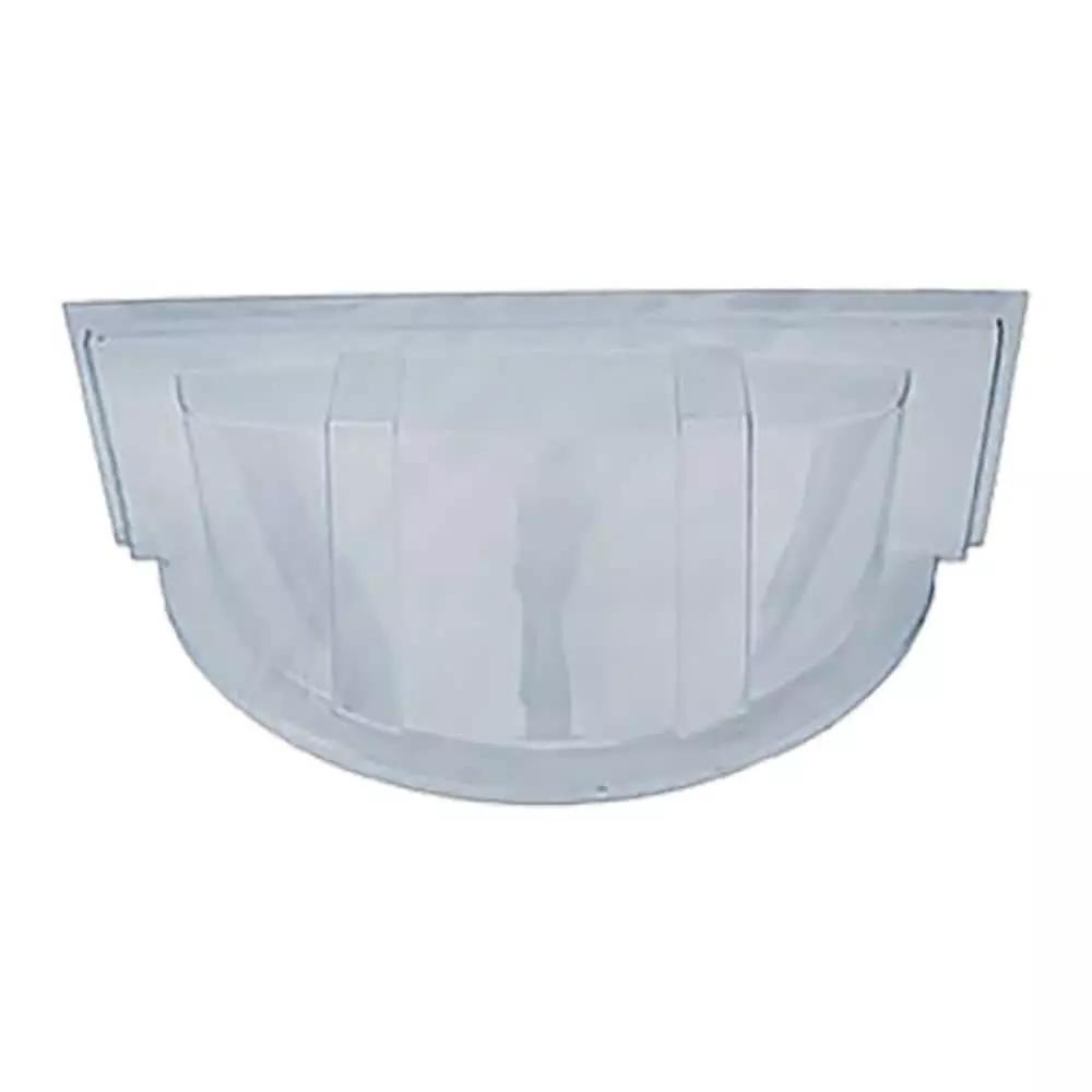 Round Bubble Window Well Cover, 39x17x15 in, Economy Design, 1 Pack