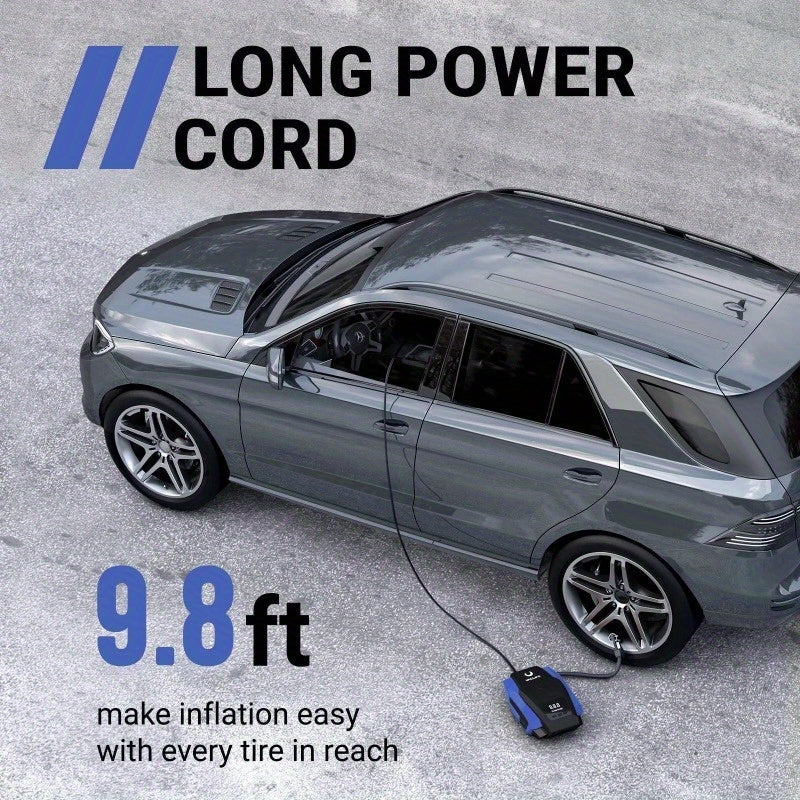 Heavy Duty Portable Air Compressor Car Tire Inflator Electric Pump Auto 12V