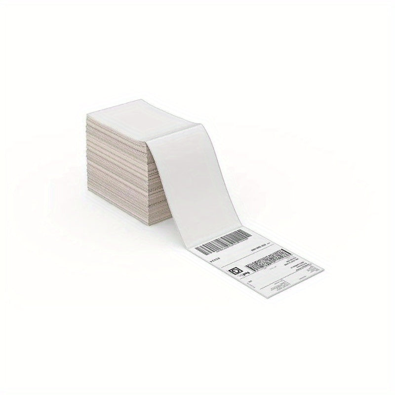 4000 Fanfold 4" x 6" Direct Thermal Labels. Shipping / Barcode Labels Zebra UPS