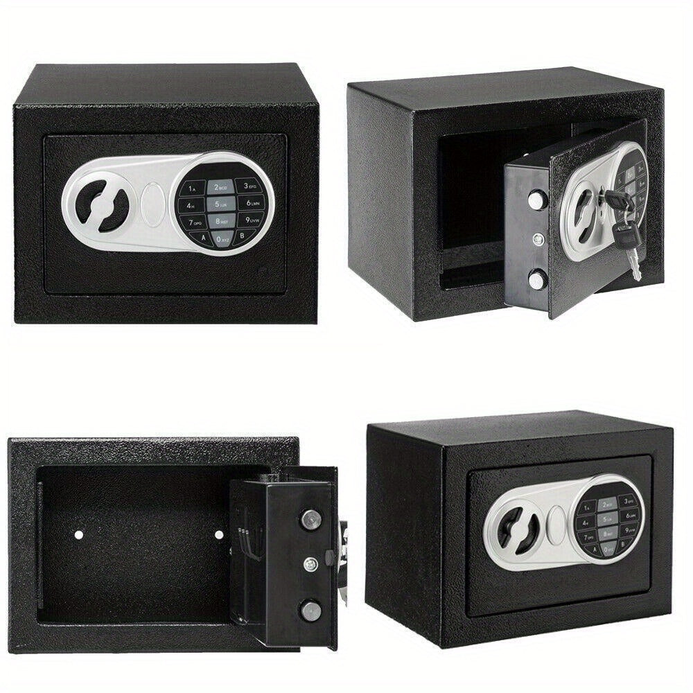 Durable Electronic Small Security Steel Digital Lock Home Office Storage Black