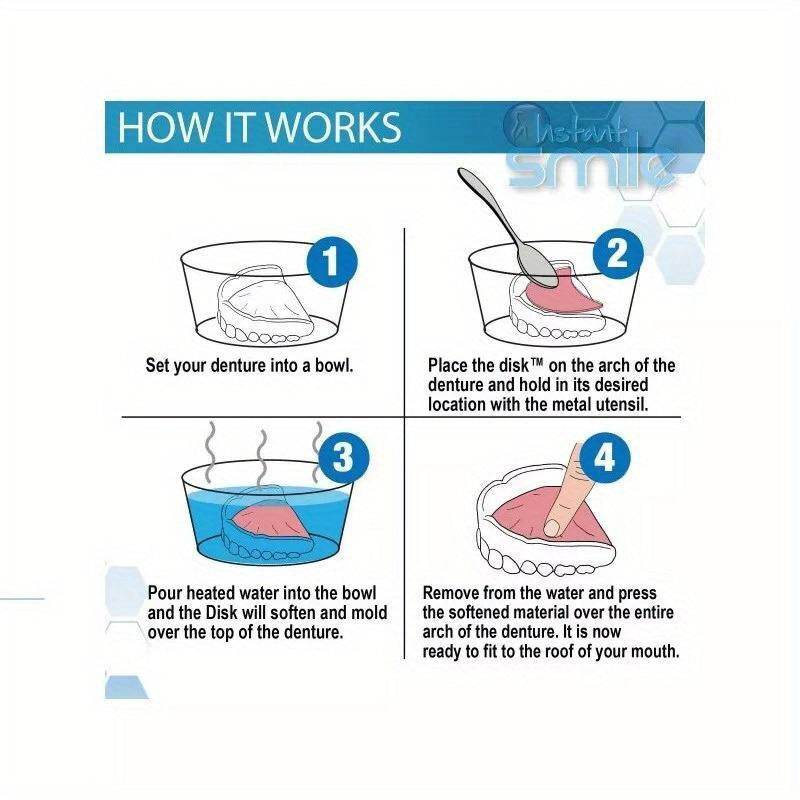 Denture Reliner by Instant Smile The New Remoldable Disk