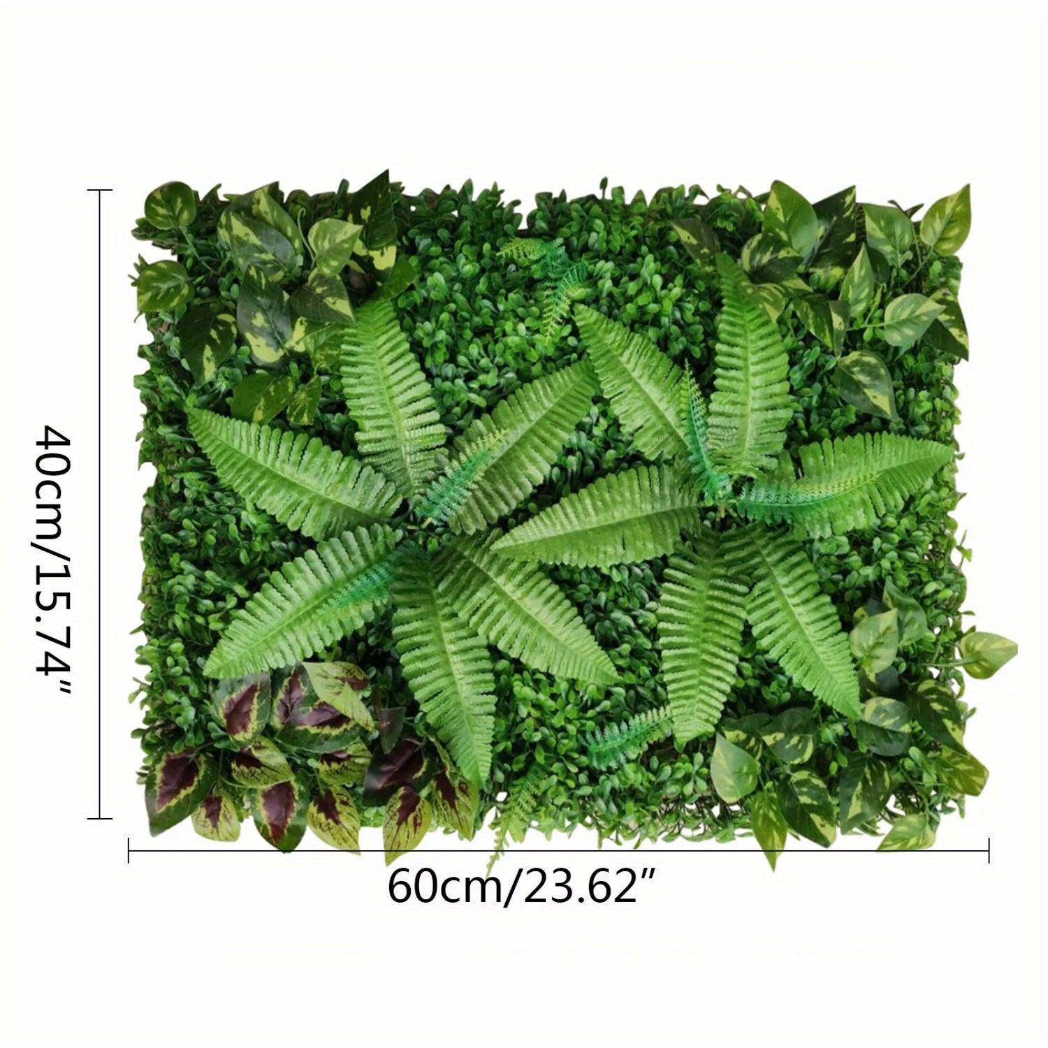 9 Pcs Artificial Greenery Wall Hedge Grass Panels Foliage Fence Decoration