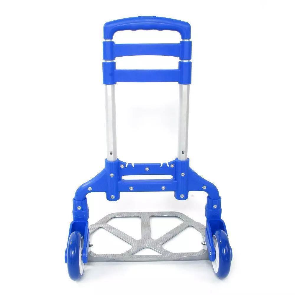 Folding Luggage Cart Hand Trolley for Travel & Shopping - 170lb Capacity