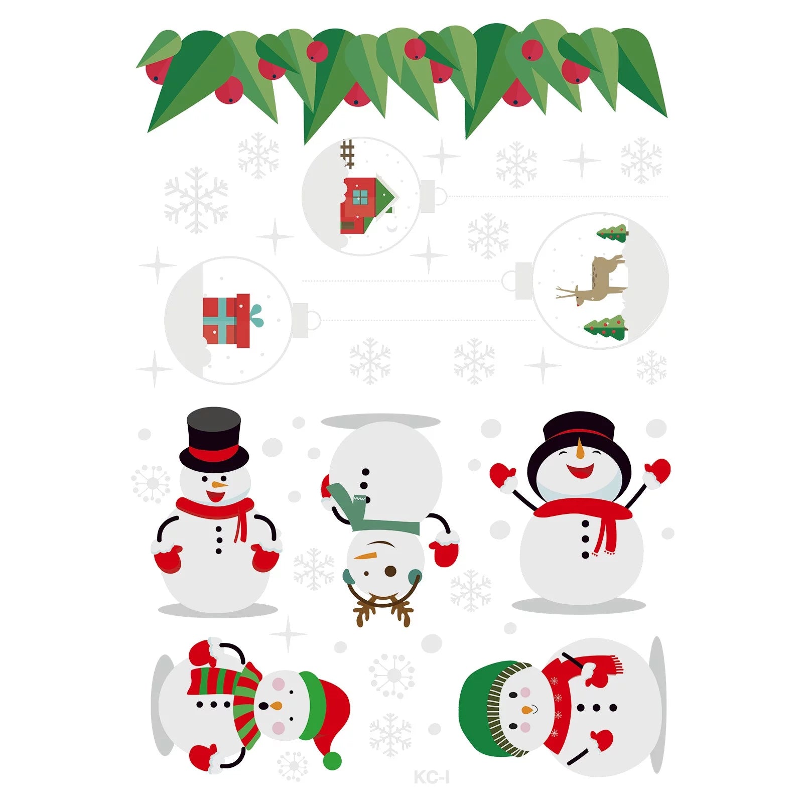 Clearance Christmas Wall Decals , Merry Christmas Wall Art Removable Home Vinyl Window Wall Stickers Decal Decor