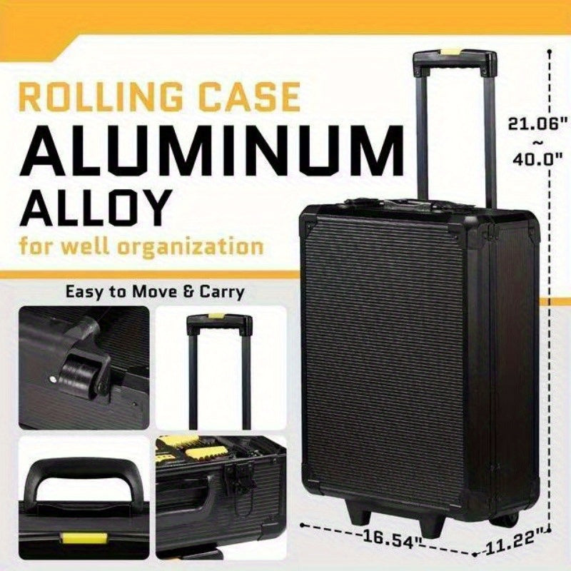 799 Pieces Tool Set Mechanic Tool Kit Wrench Socket With Trolley Case