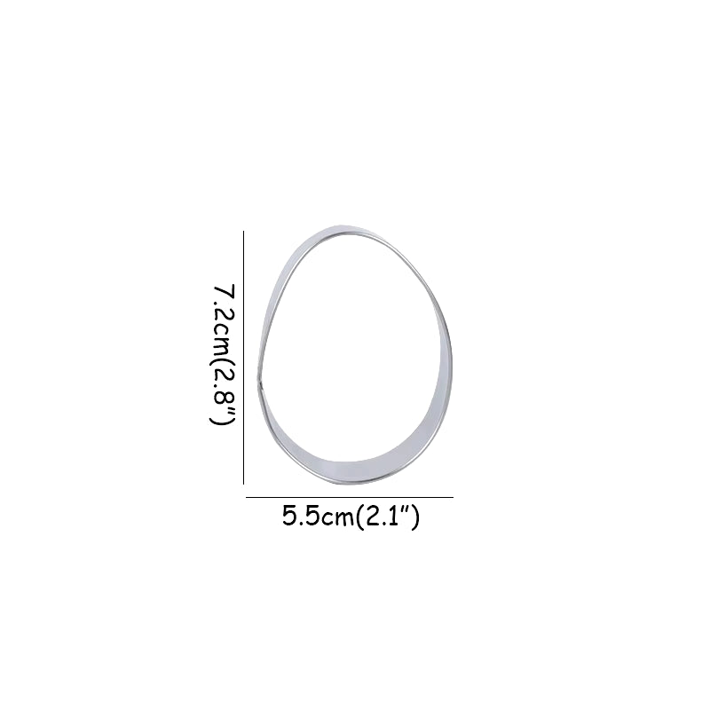 Easter Bunny Cookie Cutter Moulds Rabbit Egg Carrot Biscuit Press Stamp Molds DIY Baking Tool Happy Easter Party Cake Decorating