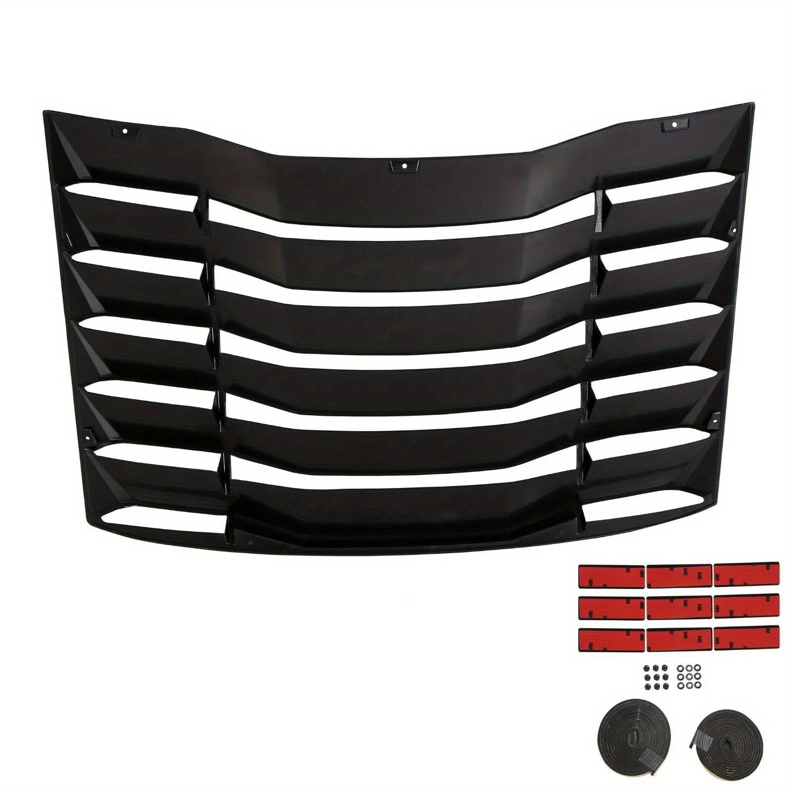 Matte Black Rear Window Louver Sun Shade Cover for 2016-2023 Chevrolet Camaro