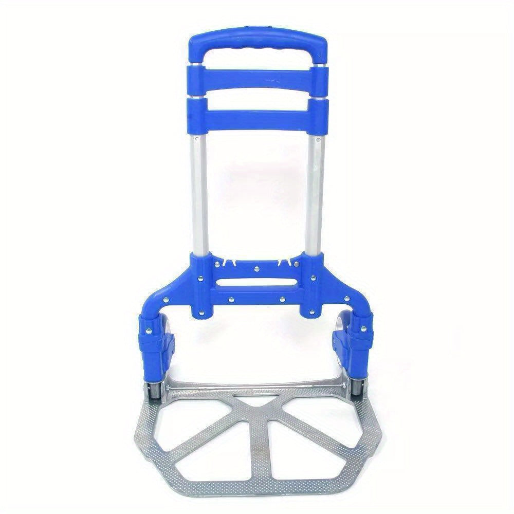 Folding Luggage Cart Hand Trolley for Travel & Shopping - 170lb Capacity