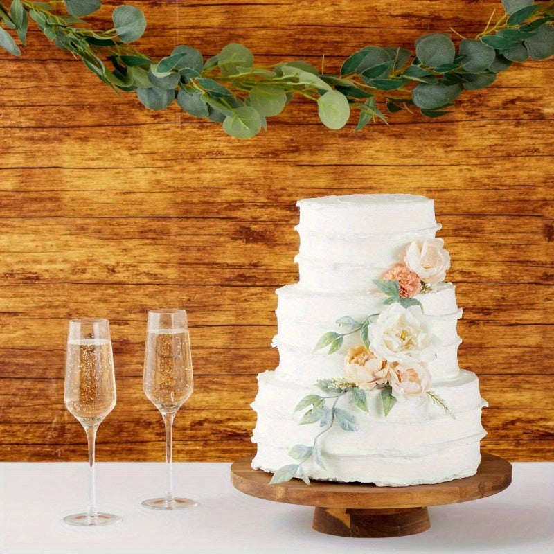 3 Pack Wood Grain Tablecloths, Rustic Table cloth for Home Indoor Outdoor in 54 x 108 Inch