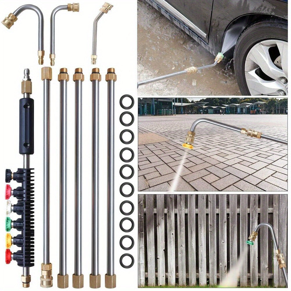 4000PSI Pressure Washer Extension Wand Replacement Lance Drain Cleaner Nozzle