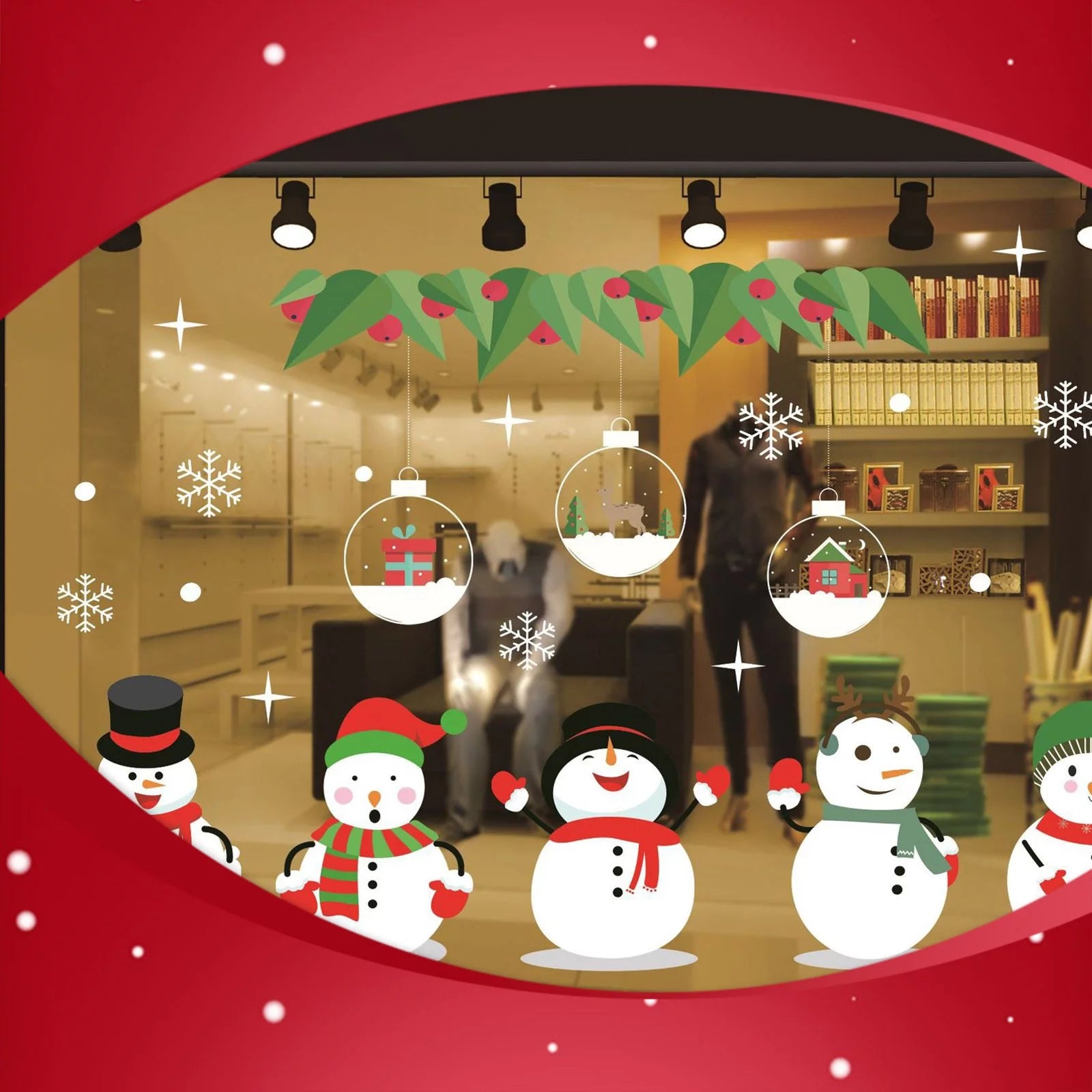 Clearance Christmas Wall Decals , Merry Christmas Wall Art Removable Home Vinyl Window Wall Stickers Decal Decor