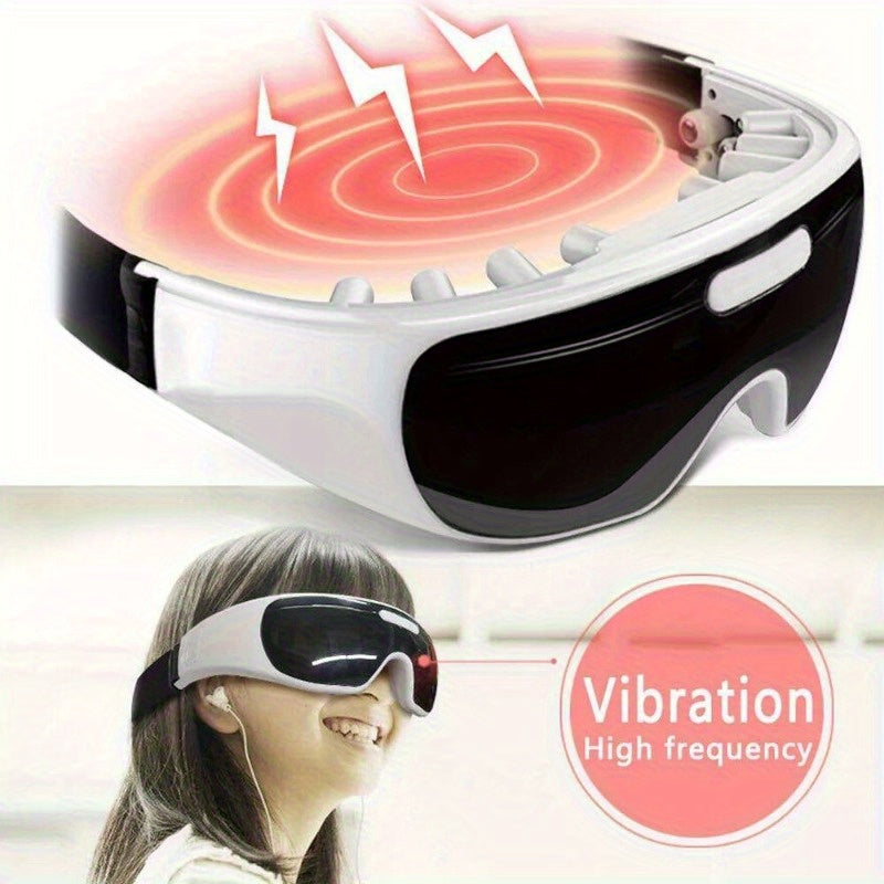 Eye Massager Electric Magnetic Vibration Pain Relieve TemplEye Fatigue Machine