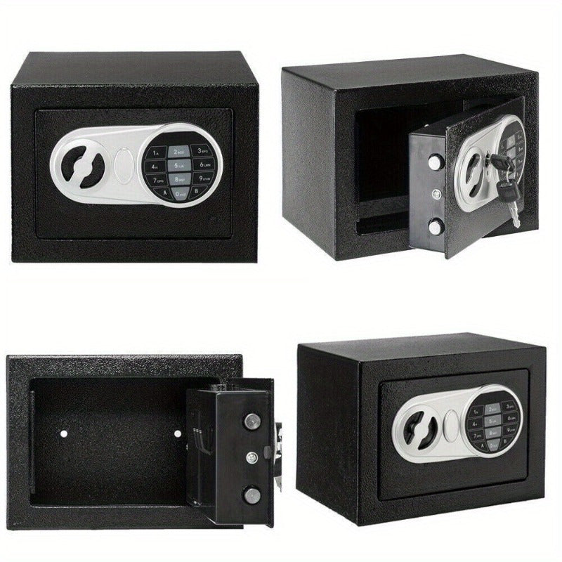 Durable Electronic Small Security Steel Digital Lock Home Office Storage Black