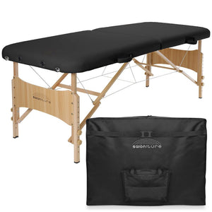 Portable Folding Massage Table - Basic Black Spa Bed