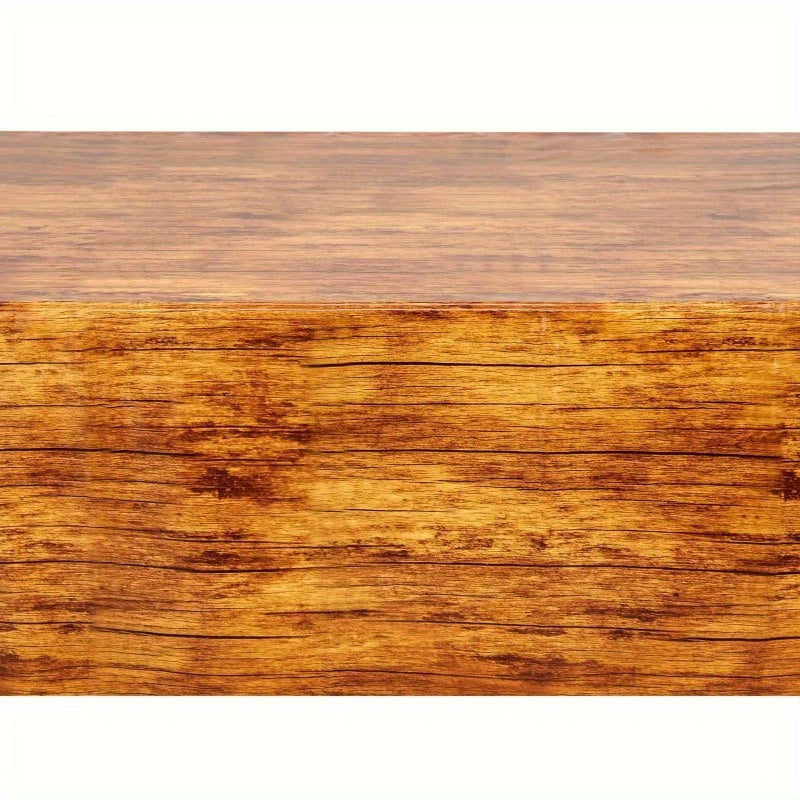 3 Pack Wood Grain Tablecloths, Rustic Table cloth for Home Indoor Outdoor in 54 x 108 Inch
