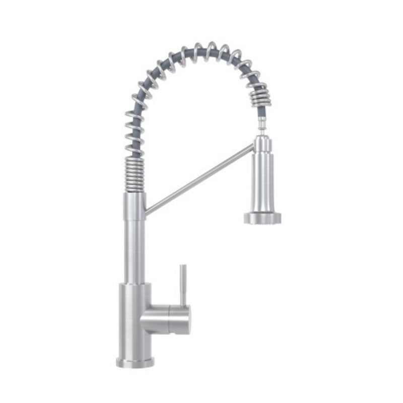 19" Single Handle Kitchen Faucet - Brushed Nickel Finish