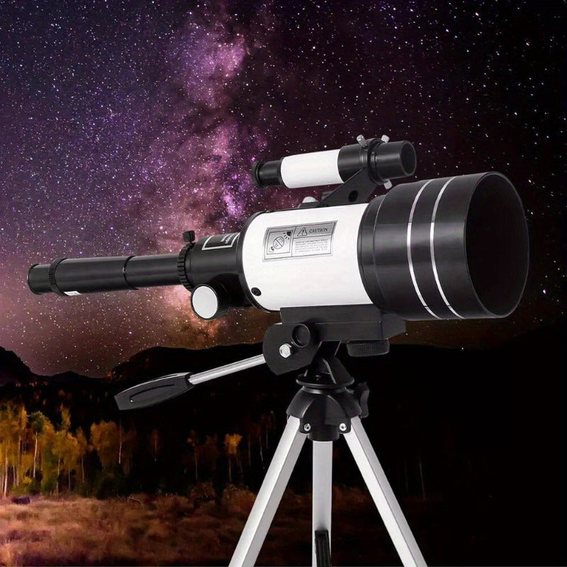 Telescope 300mm Astronomy 150X with Cell Phone Adapter Barlow Lens perfect for gift