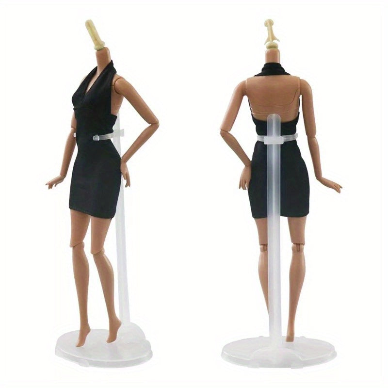 20 Set Doll Stand Display Holder for 11"-13" Doll Transparent Model Rack Support Toy Clothing & Accessories Storage Display