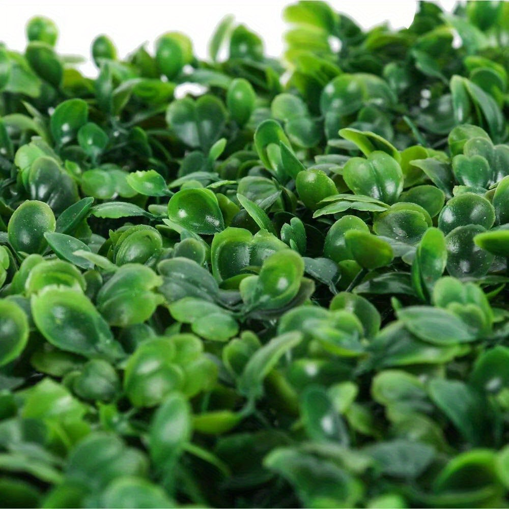 10x10'' Artificial Boxwood Hedge Panels - Privacy Fence & Wall Decor, 24 Pieces
