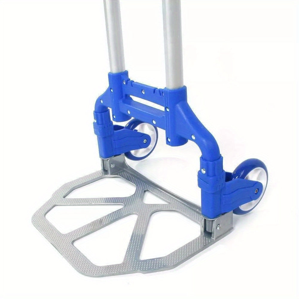 Folding Luggage Cart Hand Trolley for Travel & Shopping - 170lb Capacity