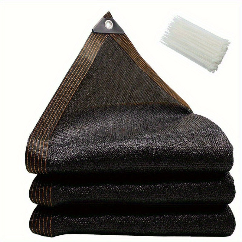 1 Piece 6' x 50' Black Fence Windscreen Privacy Screen Shade Cover Fabric Mesh Garden