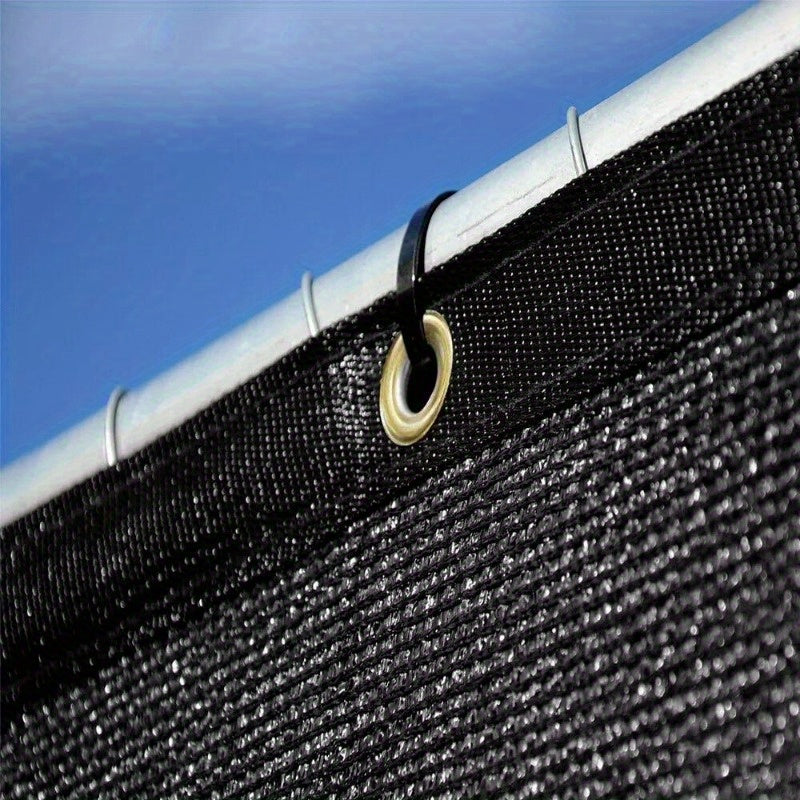 1 Piece 6' x 50' Black Fence Windscreen Privacy Screen Shade Cover Fabric Mesh Garden