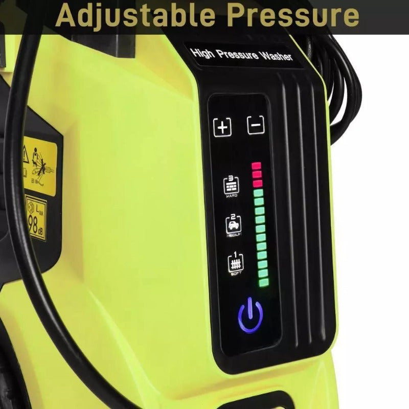 3800PSI Electric High Pressure Washer w/Touch Screen Adjustment Pressure 2.8 GPM