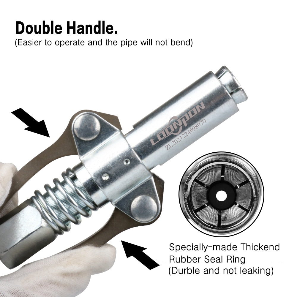 Lock On Toll Grease Gun Accessories Coupler