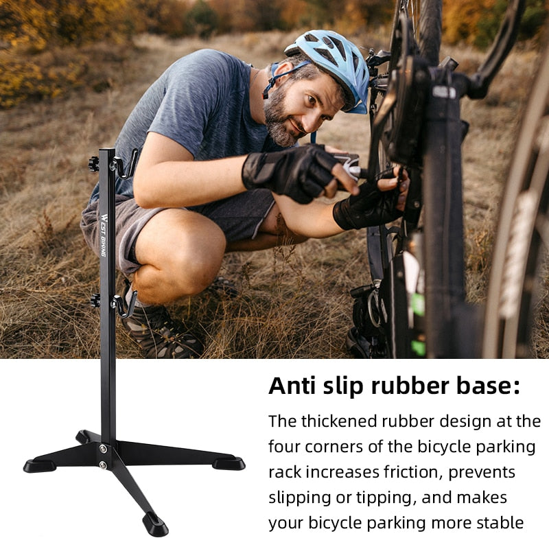 Bicycle Parking Rack Repair Stand For MTB & Road Bike