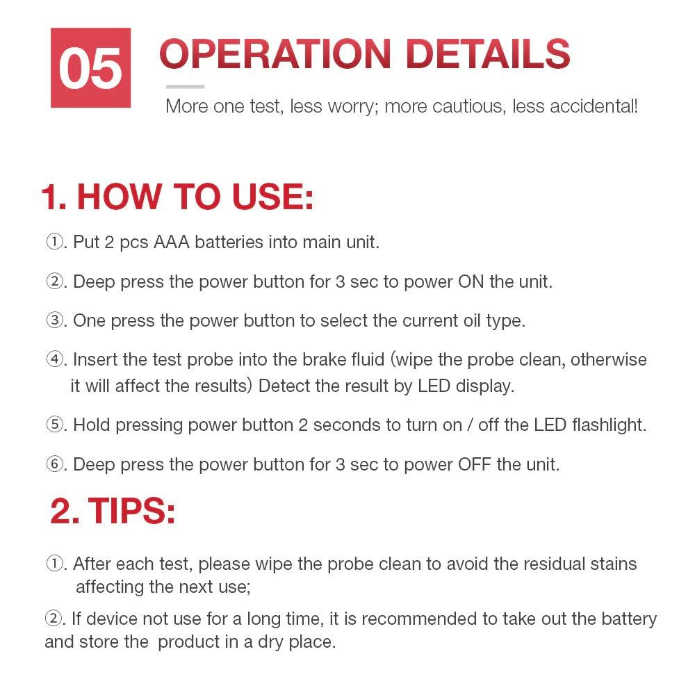 Auto Brake Fluid Tester