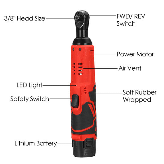 Cordless Ratchet_Electric Impact Wrench_Electric Torque Wrench_DIY Life Today_Image