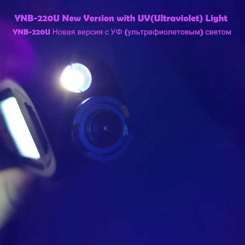 Digital Coating Thickness Gauge – Precision Paint & Plating Measurement Tool for Metal Surfaces (YNB-220U, UV Light)