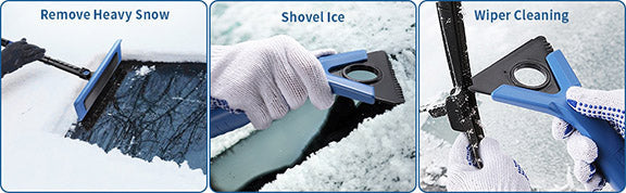 Snow Shovel_4-in-1 Extendable Snow Shovel Ice Scraper_DIY Life Today_Image
