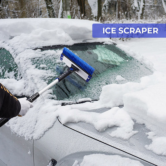Snow Shovel_4-in-1 Extendable Snow Shovel Ice Scraper_DIY Life Today_Image