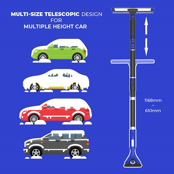 Snow Shovel_4-in-1 Extendable Snow Shovel Ice Scraper_DIY Life Today_Image