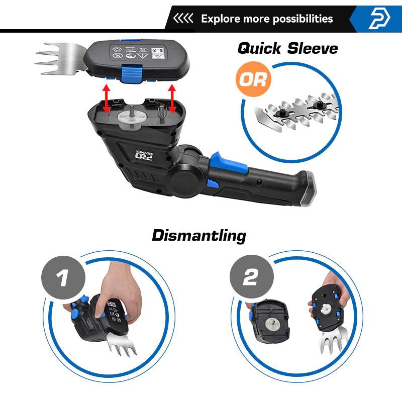 Hedge trimmer_Cordless hedge trimmer _Hedge clippers_Bush trimmer_Hedge shears _Battery hedge trimmer_Hedge cutter_DIYlife-today