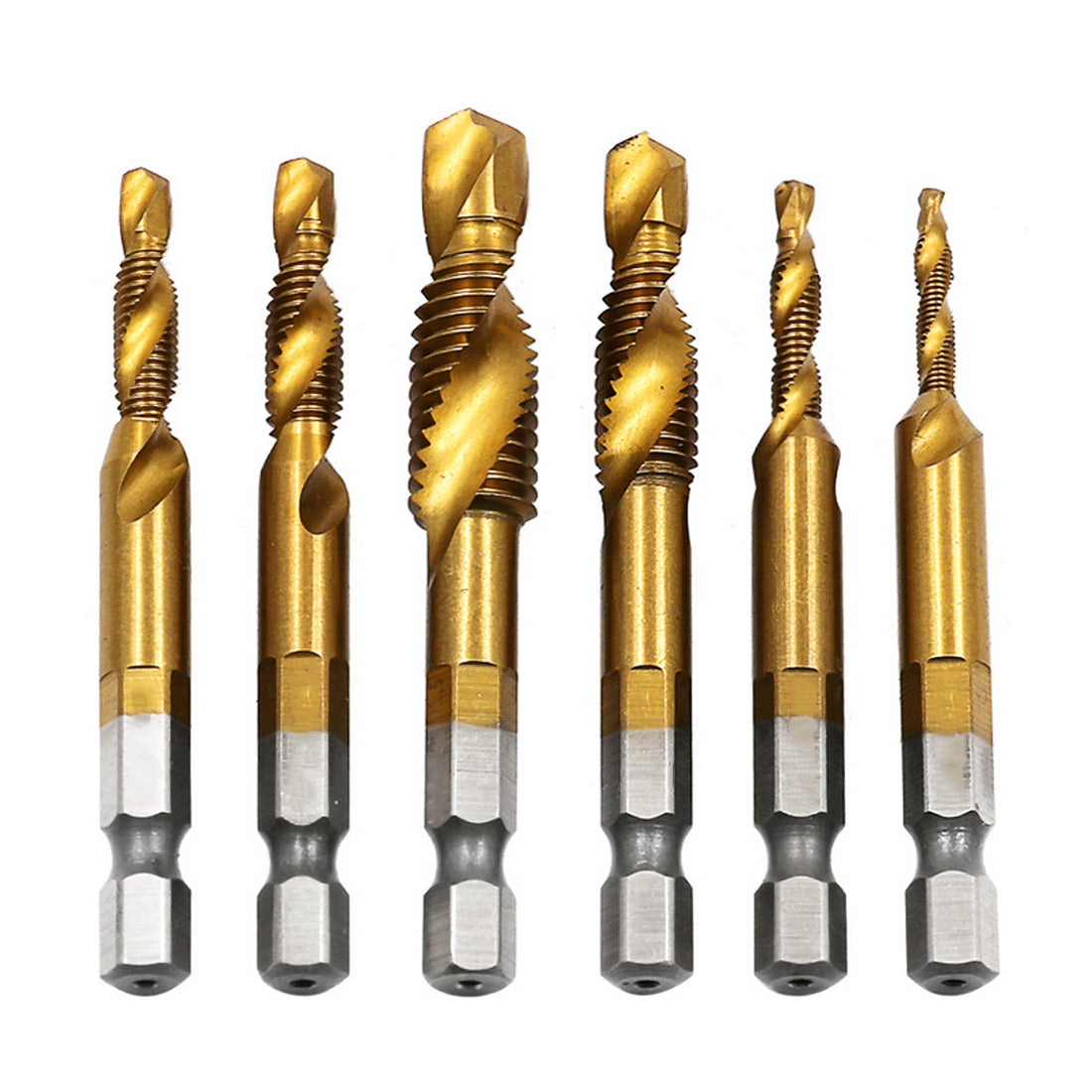 1/4'' HSS Thread Spiral Screw (6 pieces) - DIYlife-today